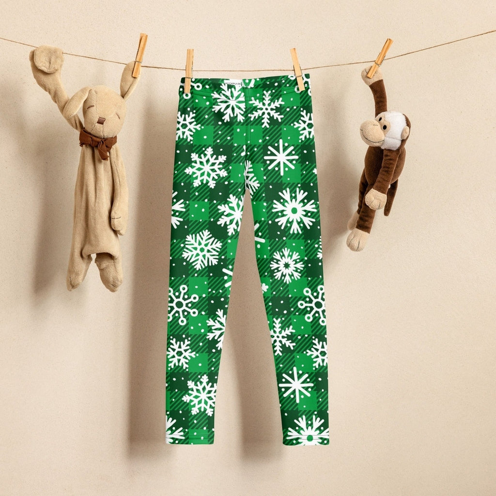 Frosted Flannel Snow Kid's Leggings