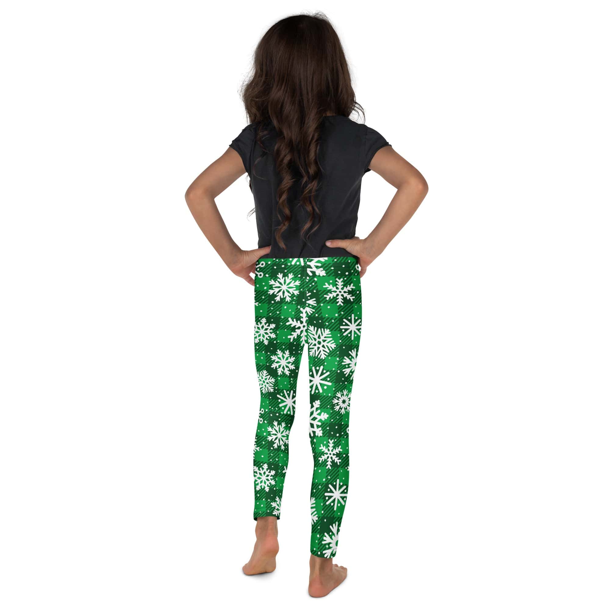 Frosted Flannel Snow Kid's Leggings