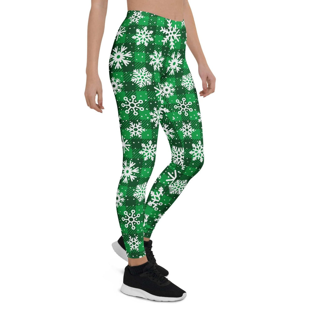Frosted Flannel Snow Leggings