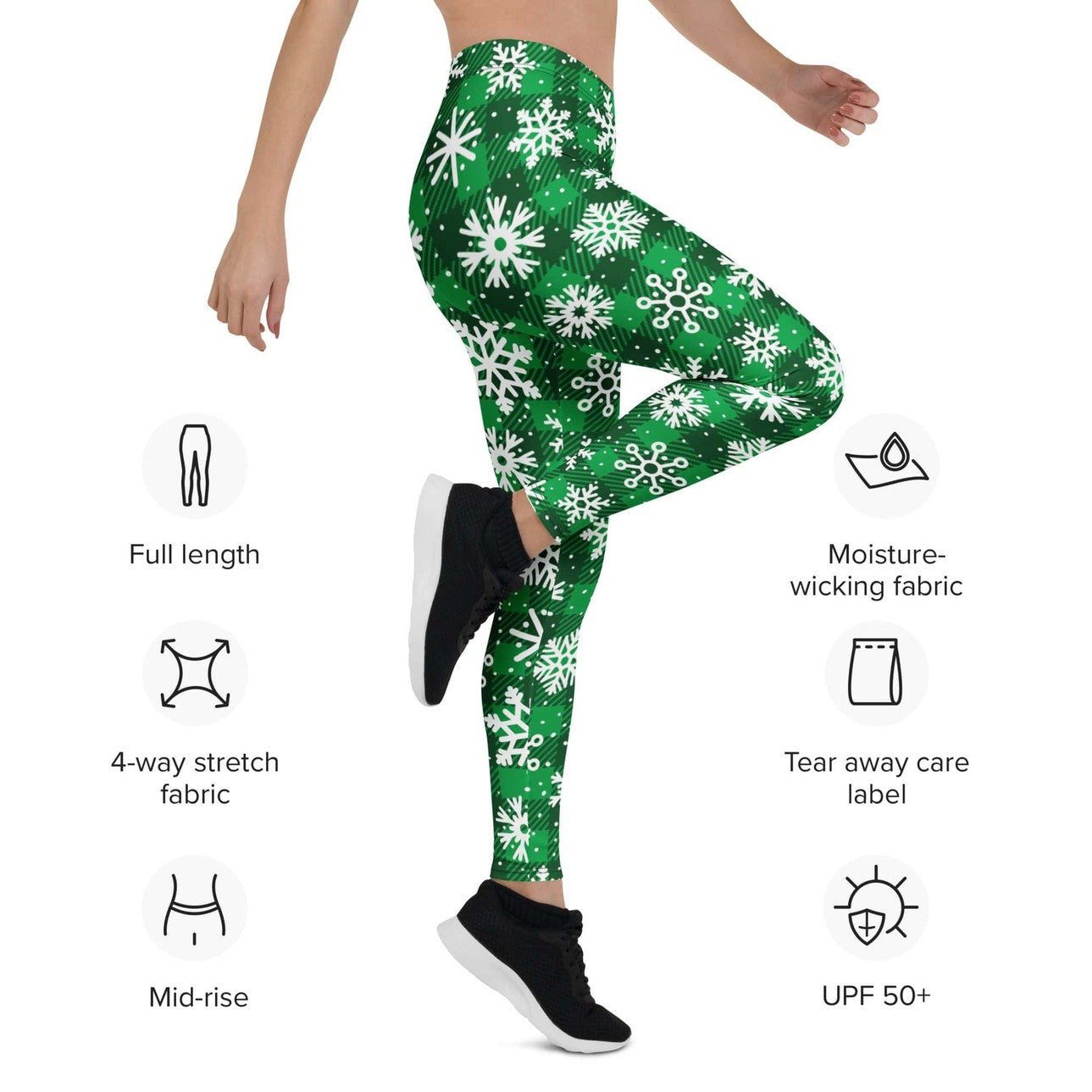 Frosted Flannel Snow Leggings
