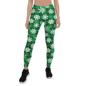 Frosted Flannel Snow Leggings