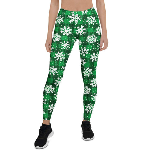 Frosted Flannel Snow Leggings