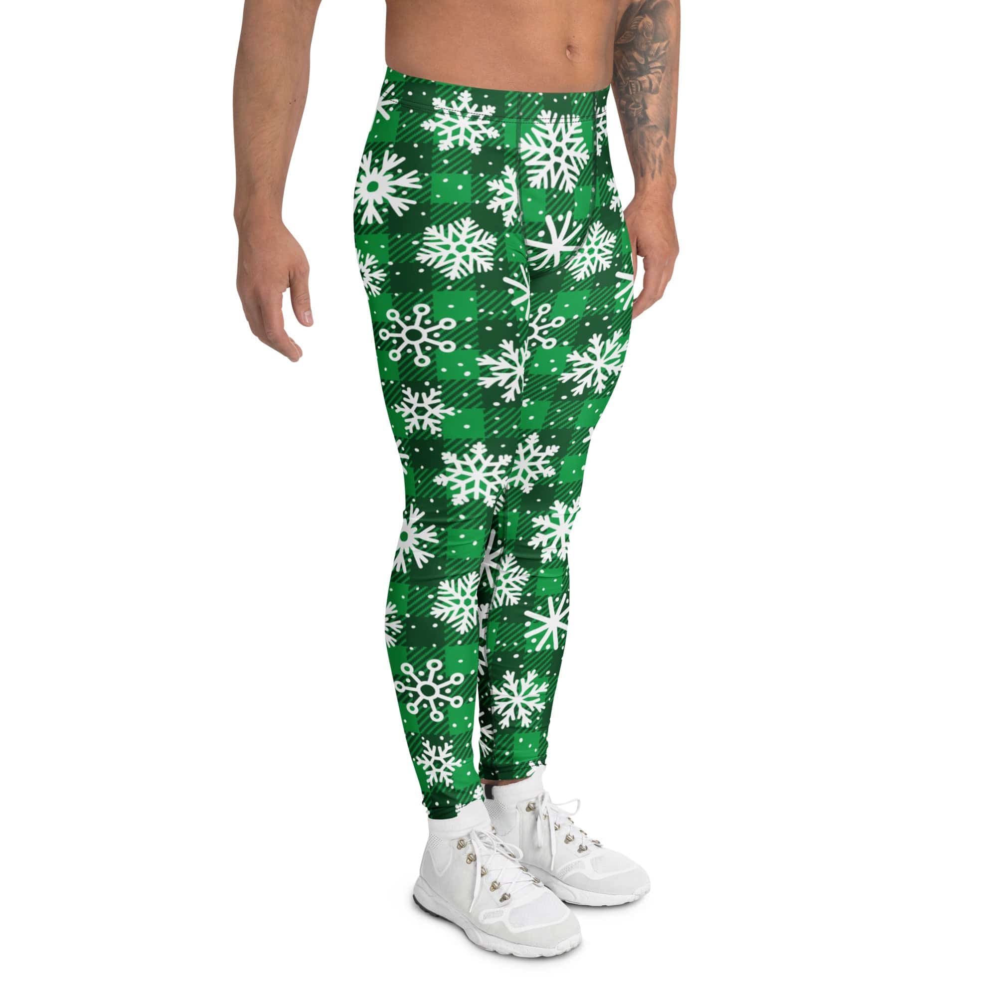 Frosted Flannel Snow Men's Leggings
