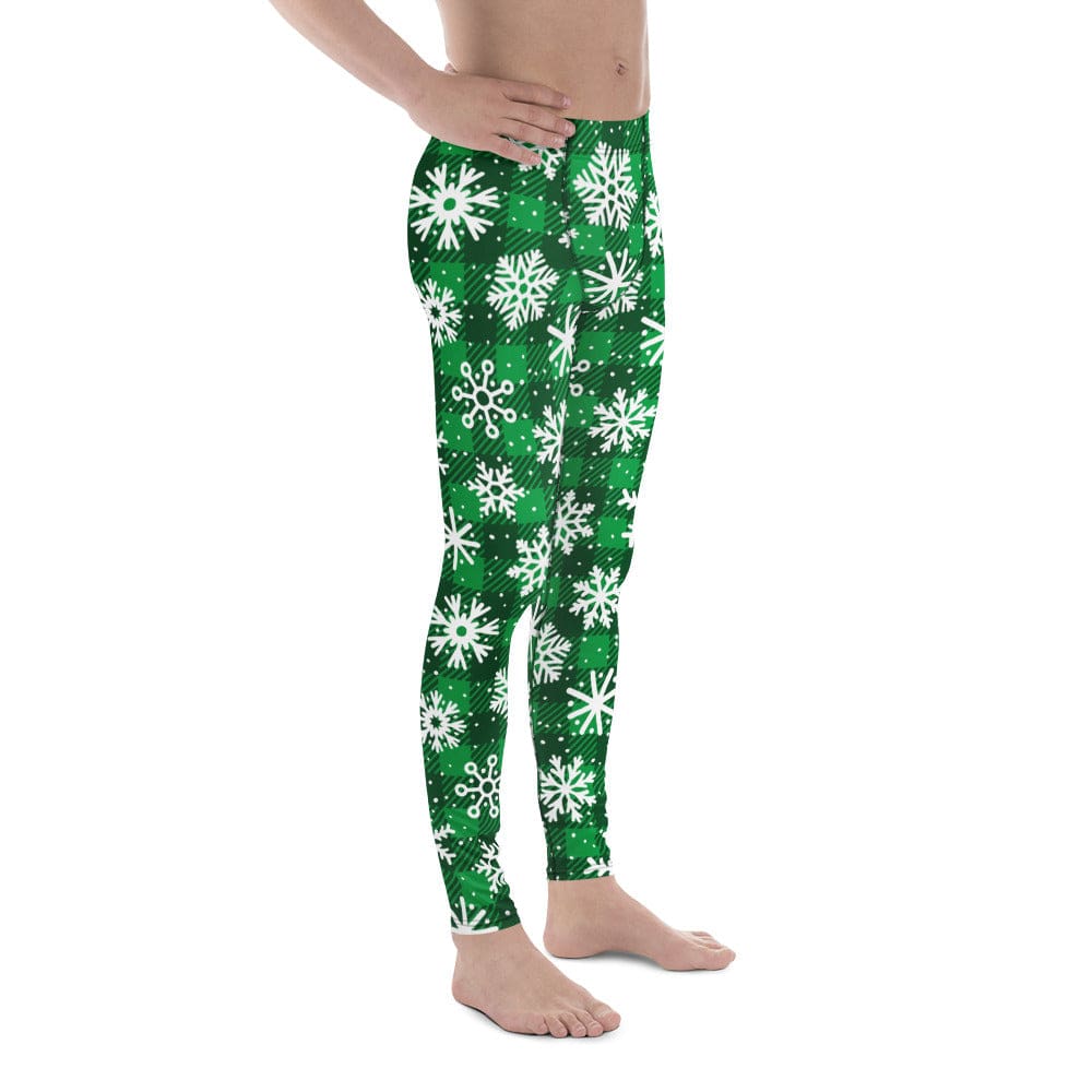 Frosted Flannel Snow Men's Leggings
