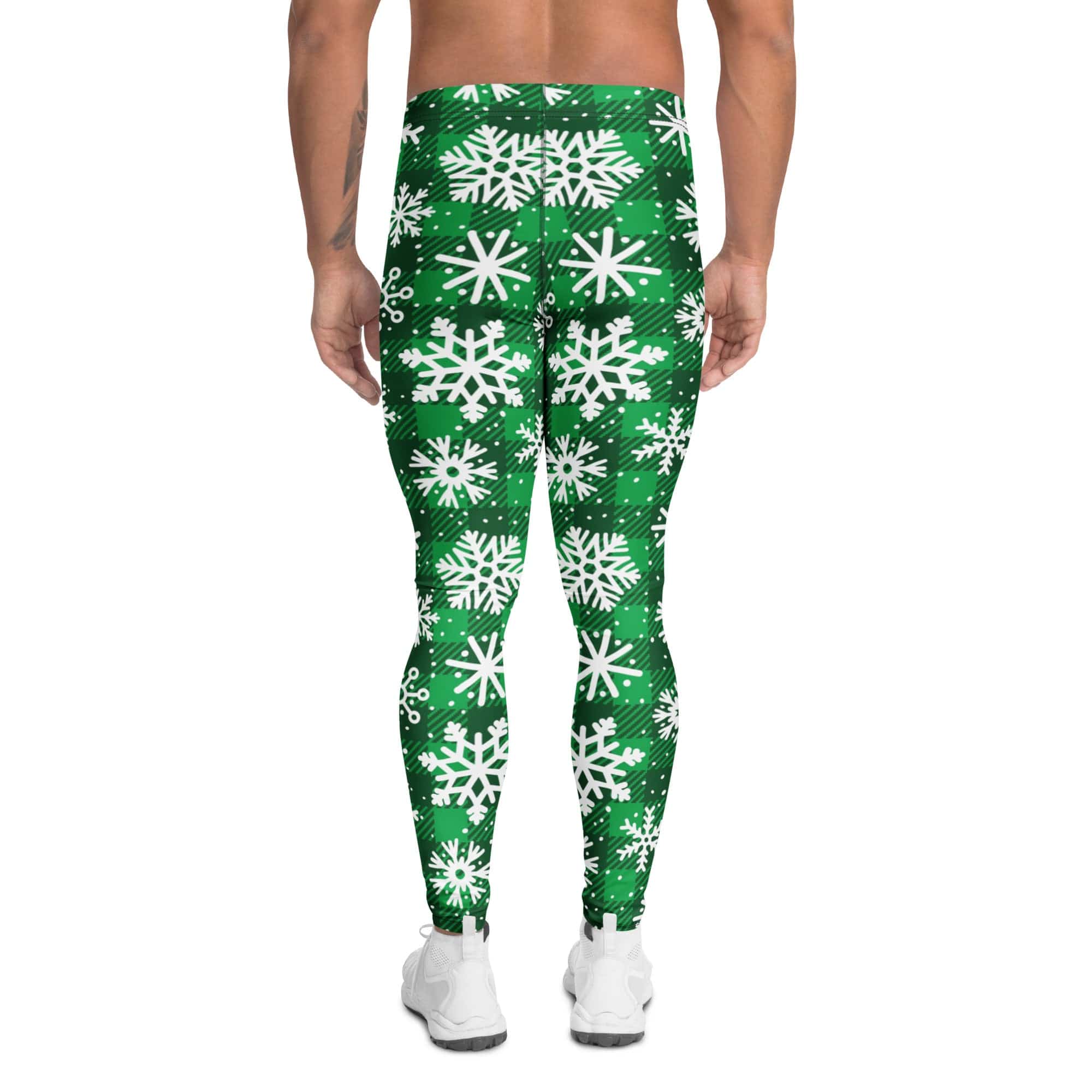 Frosted Flannel Snow Men's Leggings