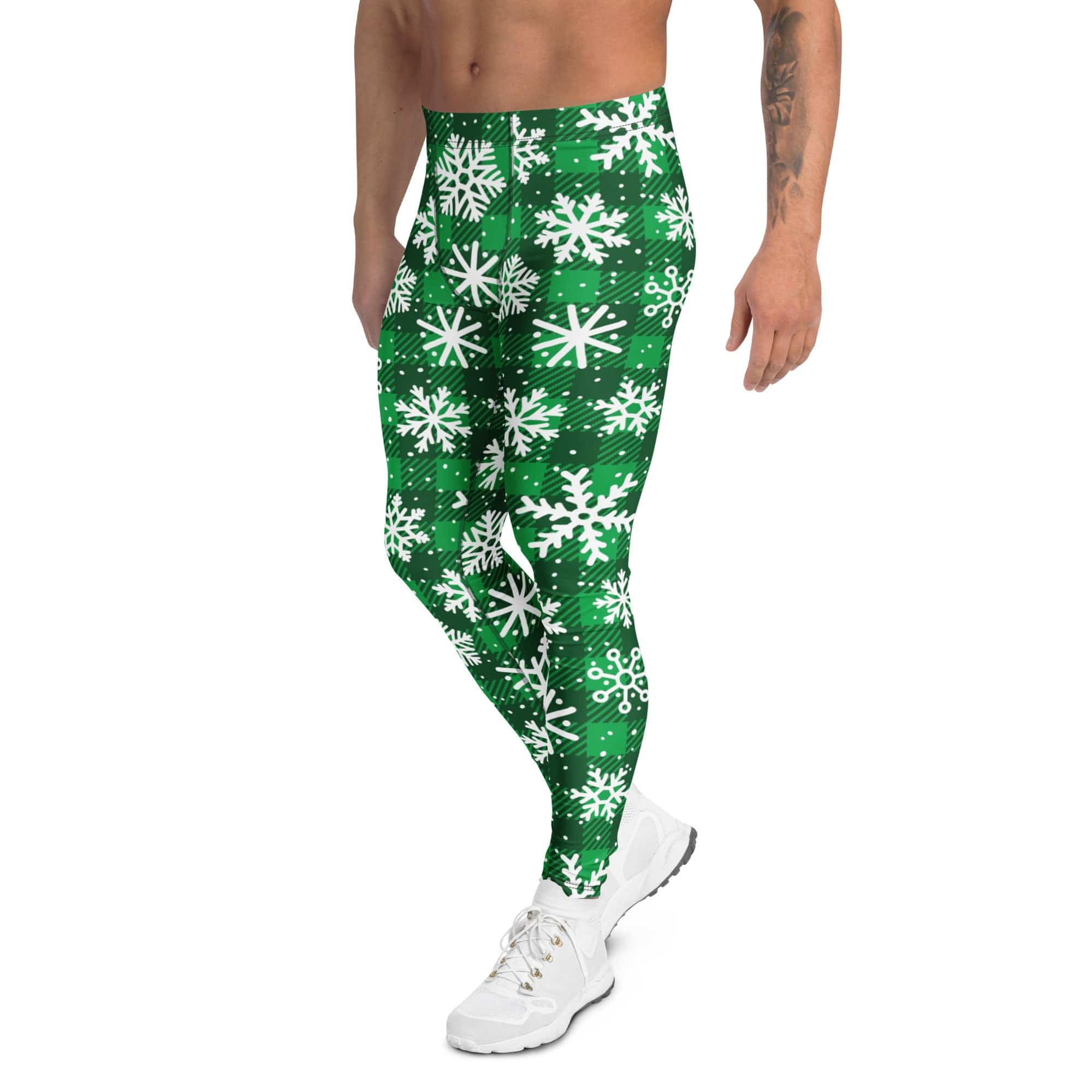 Frosted Flannel Snow Men's Leggings