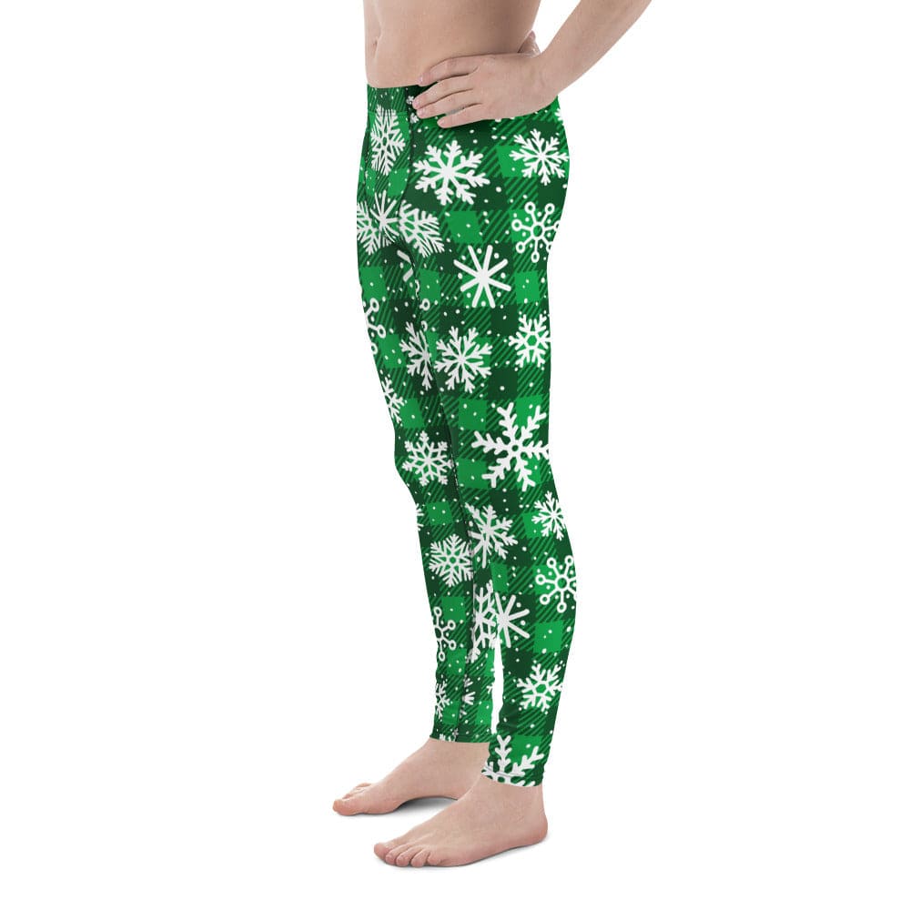 Frosted Flannel Snow Men's Leggings