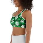 Frosted Flannel Snow Sports Bra