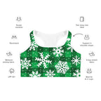 Frosted Flannel Snow Sports Bra