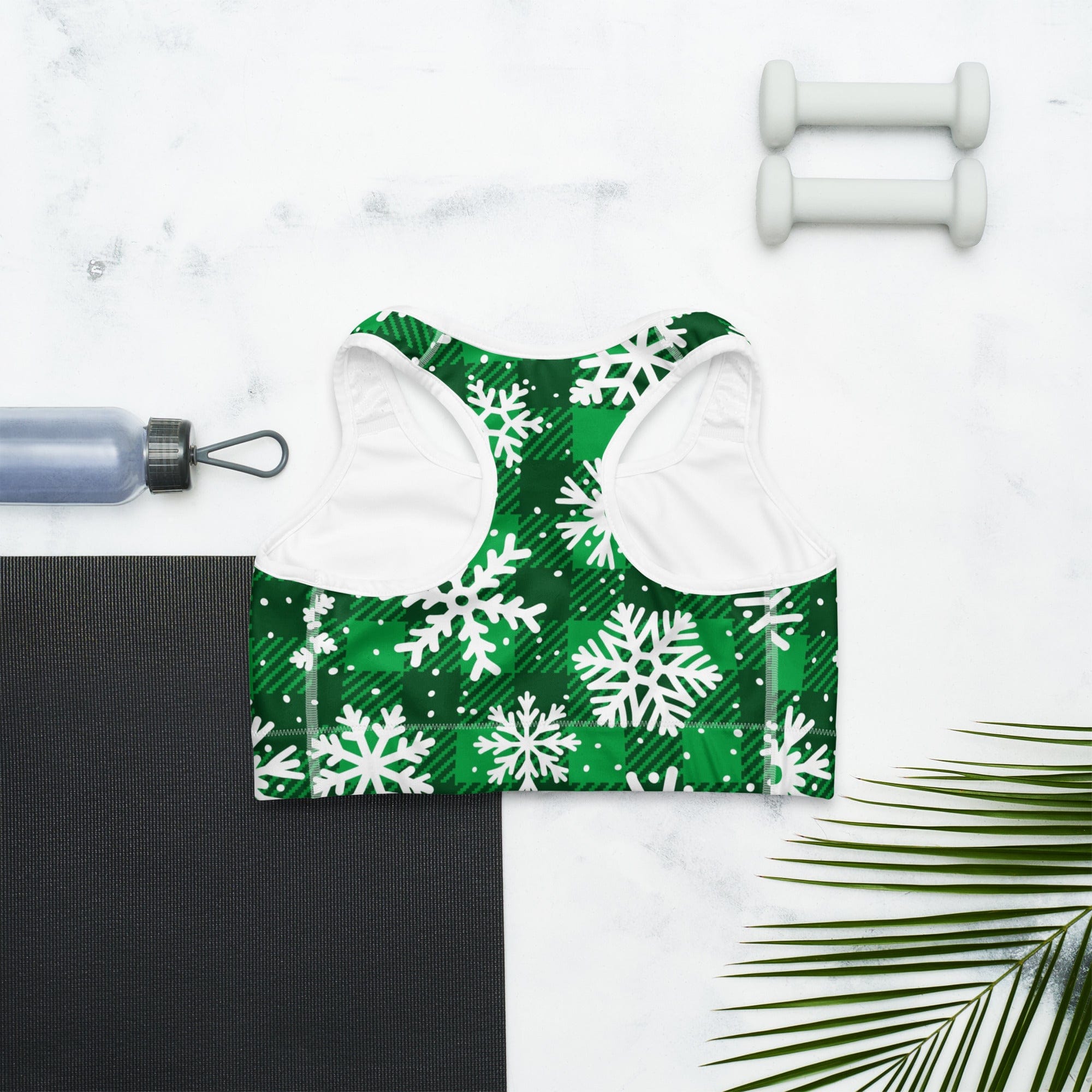 Frosted Flannel Snow Sports Bra