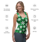Frosted Flannel Snow Tank Top