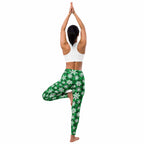 Frosted Flannel Snow Yoga Leggings