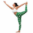 Frosted Flannel Snow Yoga Leggings