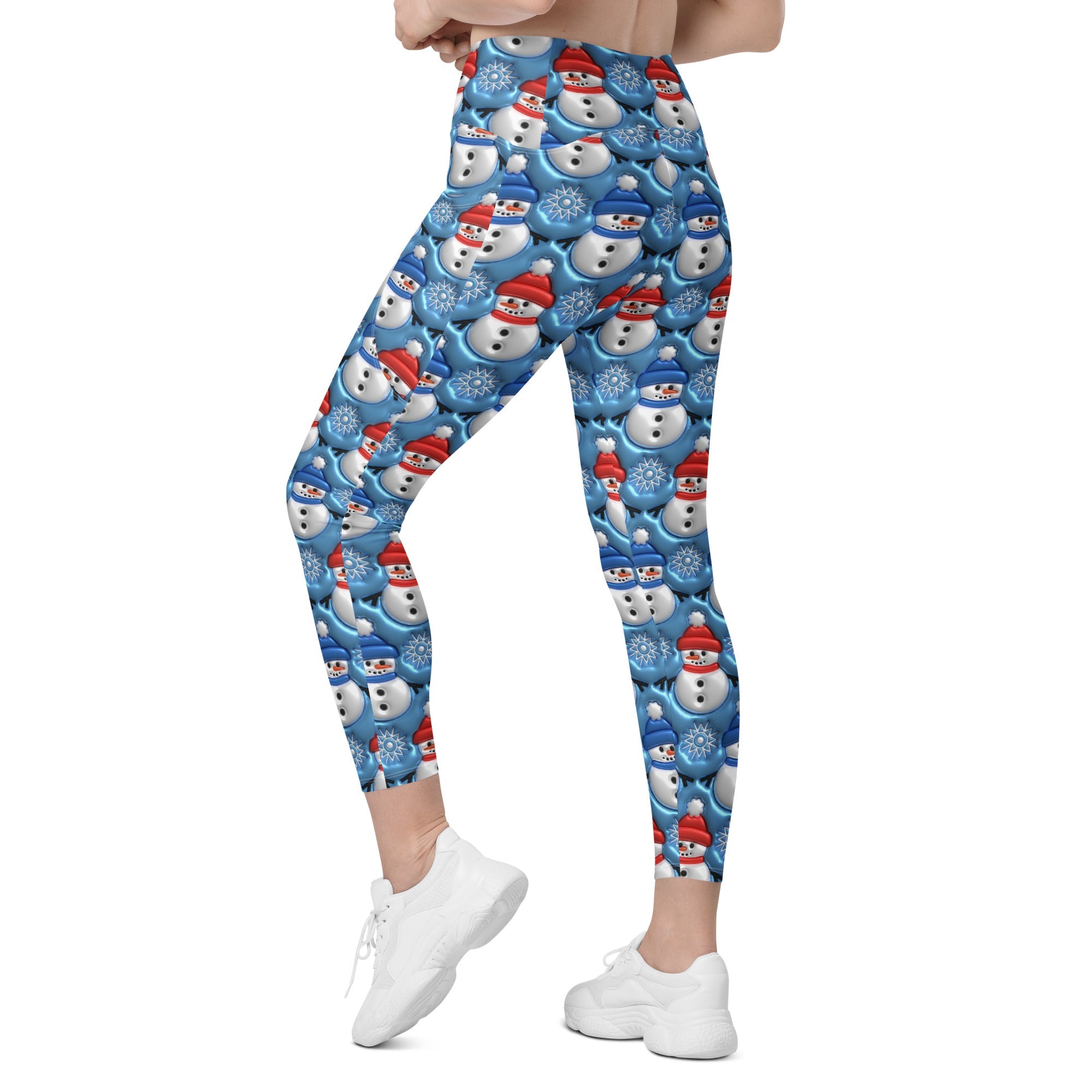 Frosty The Snowman Leggings With Pockets