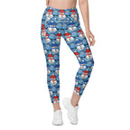 Frosty The Snowman Leggings With Pockets