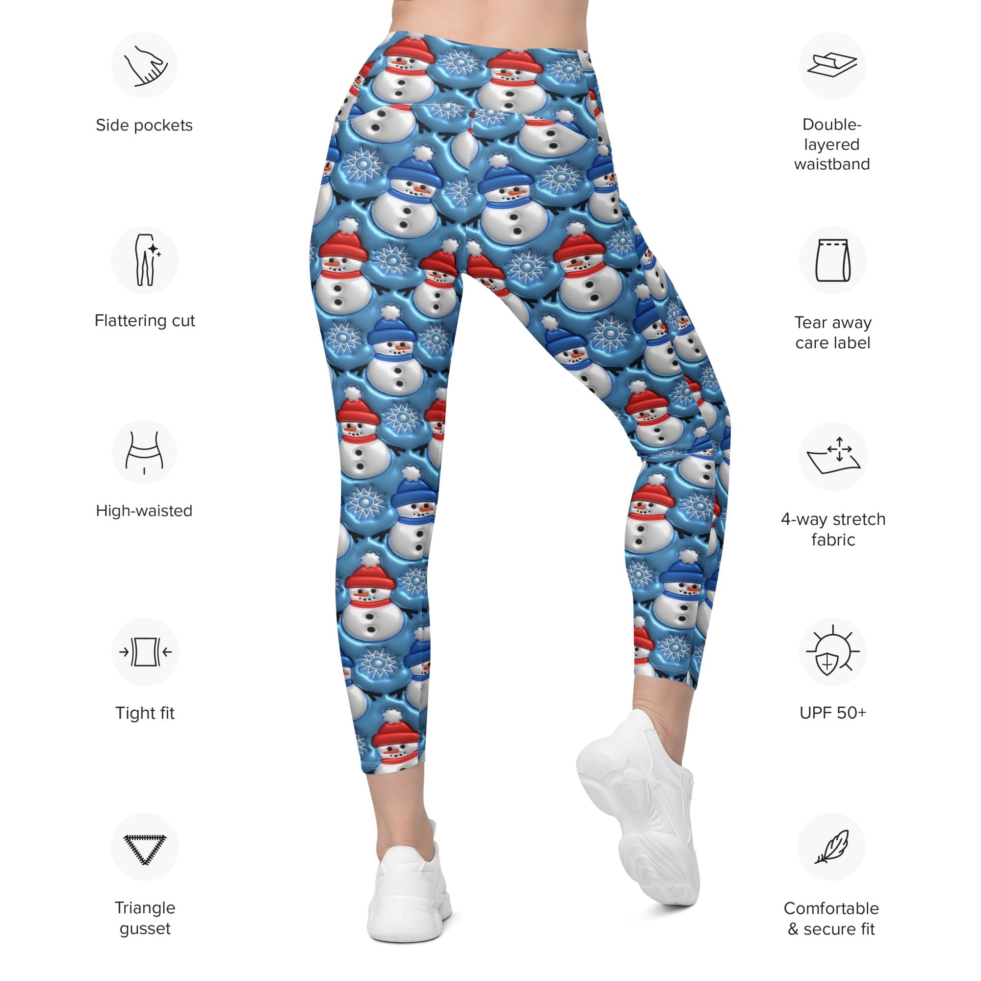 Frosty The Snowman Leggings With Pockets