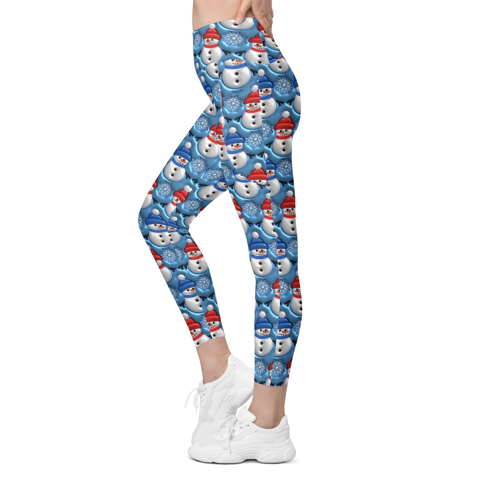 Frosty The Snowman Leggings With Pockets