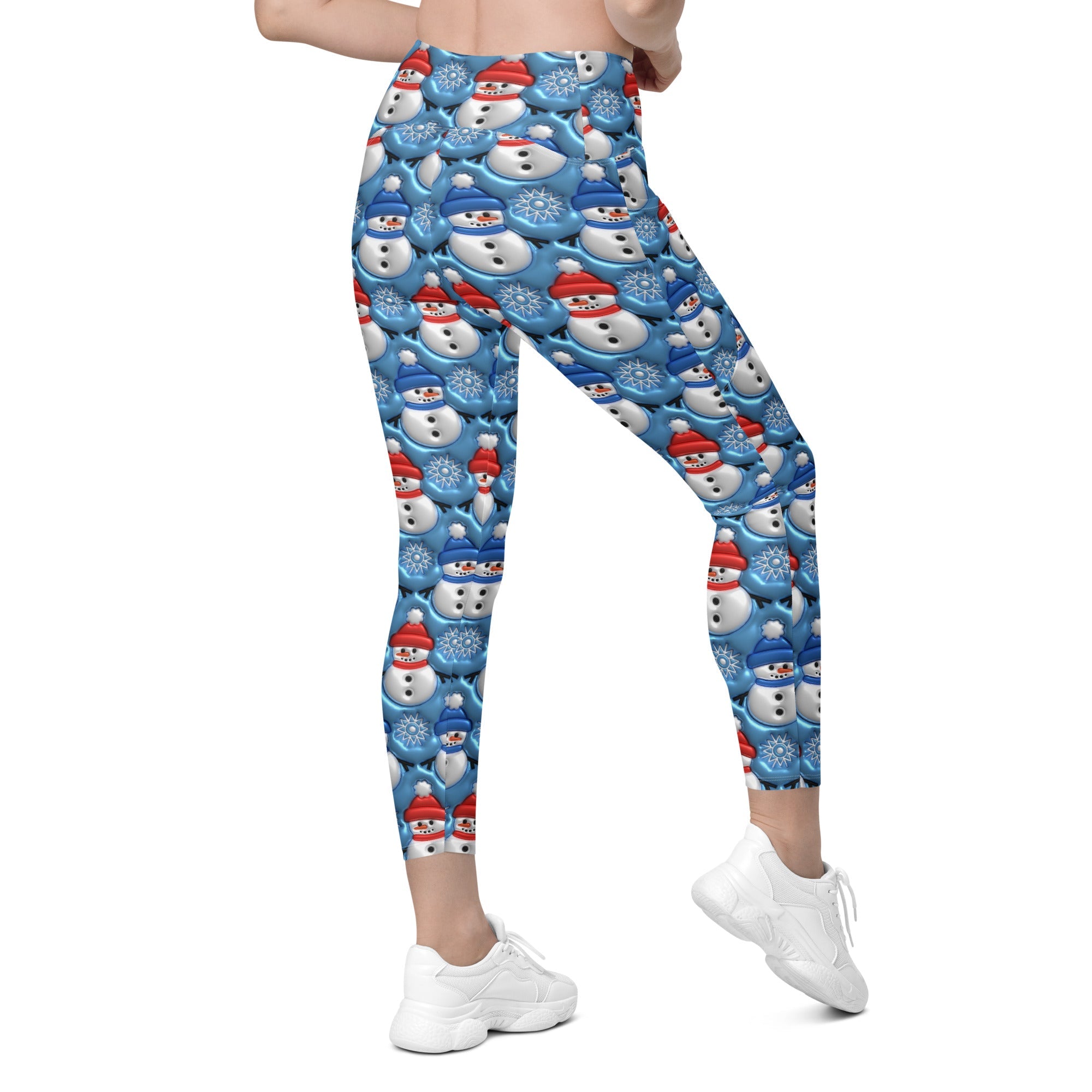 Frosty The Snowman Leggings With Pockets