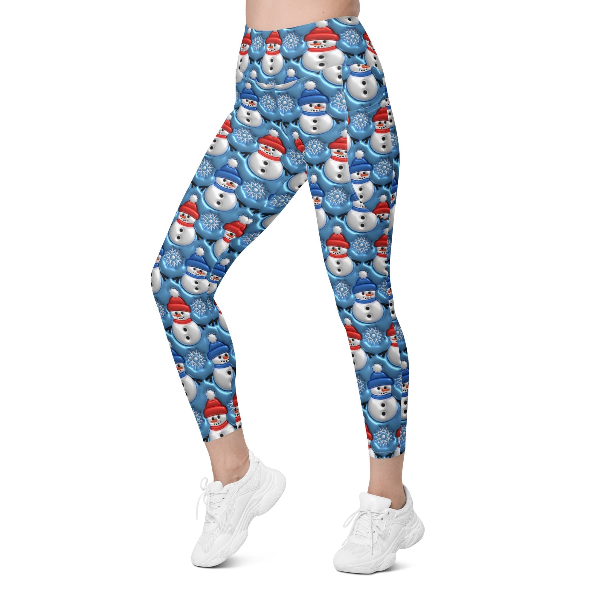 Frosty The Snowman Leggings With Pockets