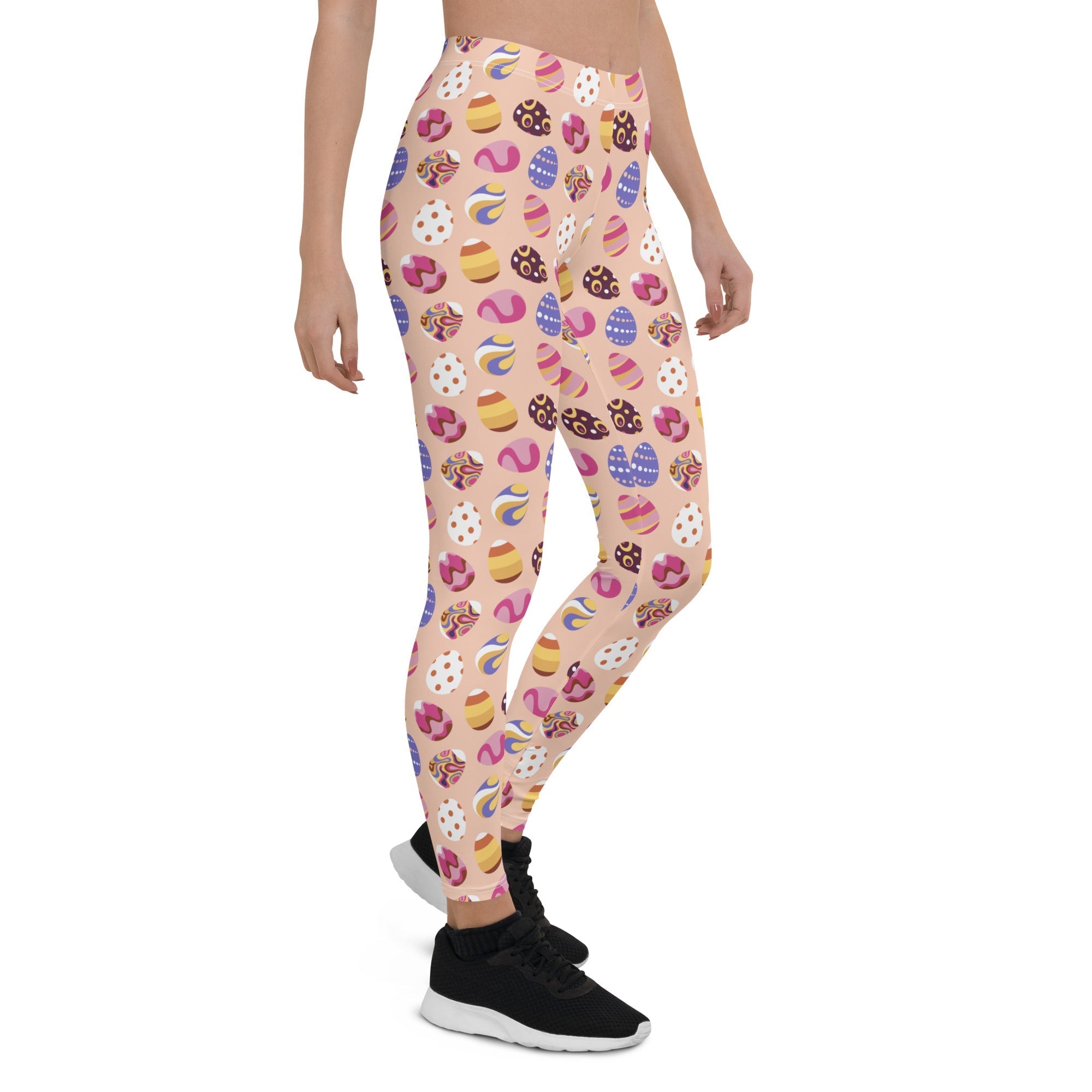 Fun Easter Eggs Pattern Leggings