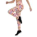 Fun Easter Eggs Pattern Leggings