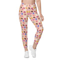 Fun Easter Eggs Pattern Leggings With Pockets