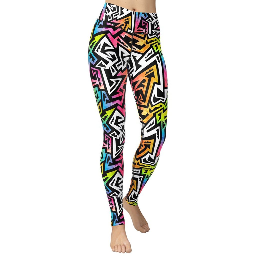 Funky Geometric Yoga Leggings