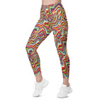 Funky Psychedelic Leggings With Pockets