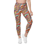 Funky Psychedelic Leggings With Pockets