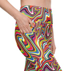 Funky Psychedelic Leggings With Pockets