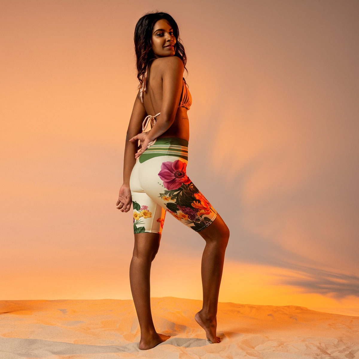 Garden Bouquet Biker Shorts
