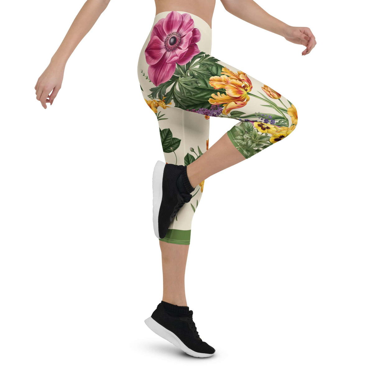 Garden Bouquet Capris