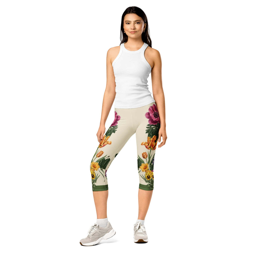 Garden Bouquet Capris