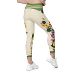 Garden Bouquet Leggings With Pockets