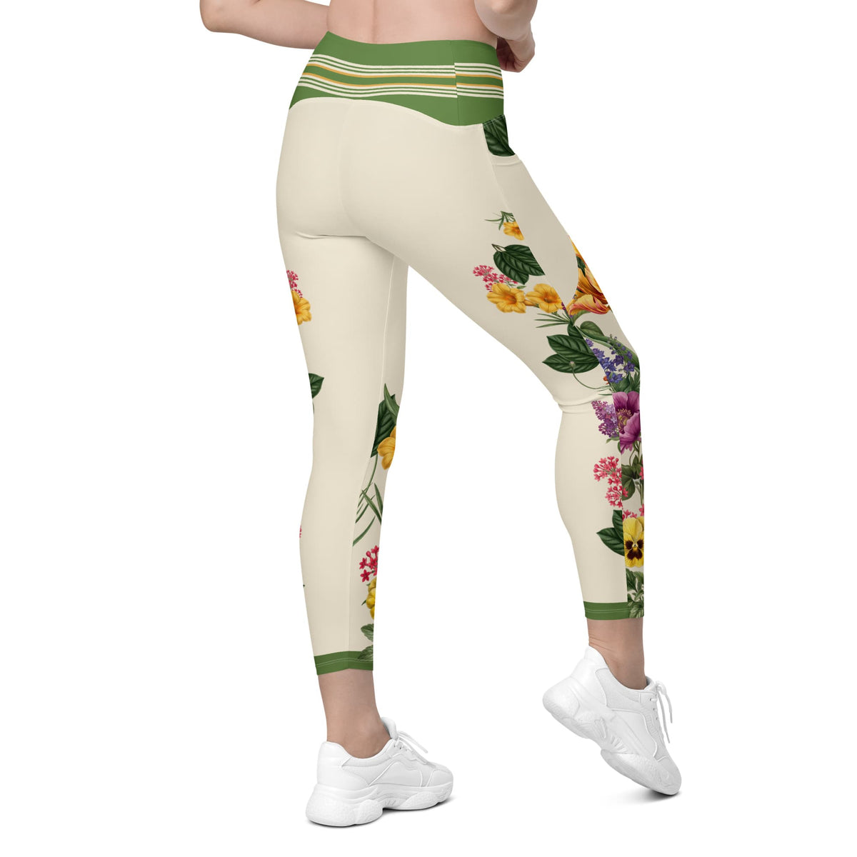 Garden Bouquet Leggings With Pockets