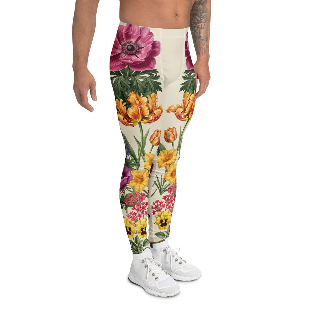 Garden Bouquet Men's Leggings