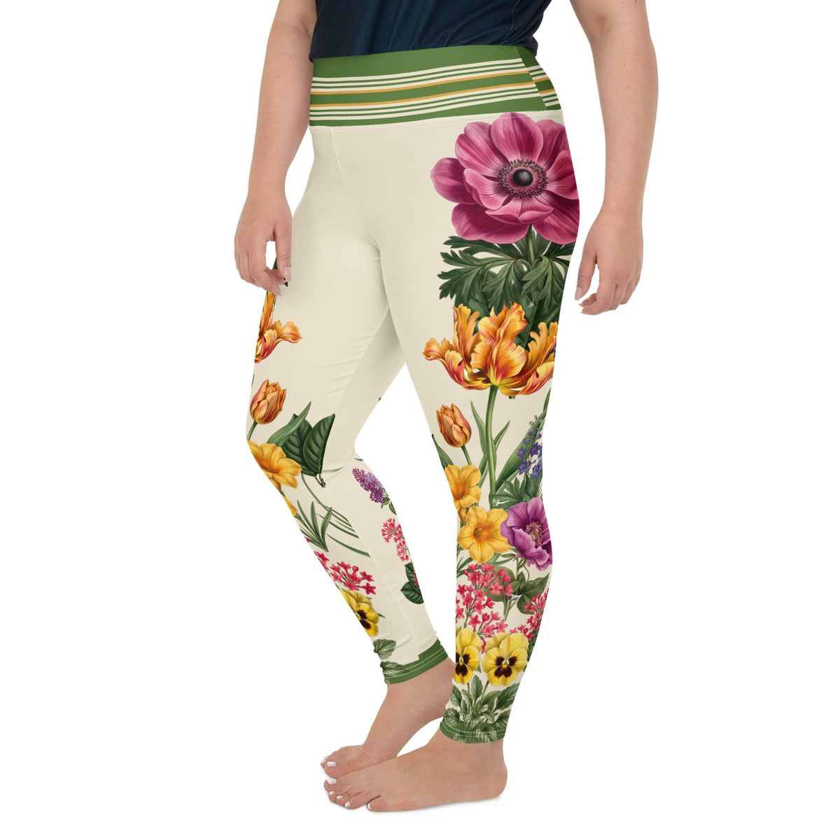 Garden Bouquet Plus Size Leggings