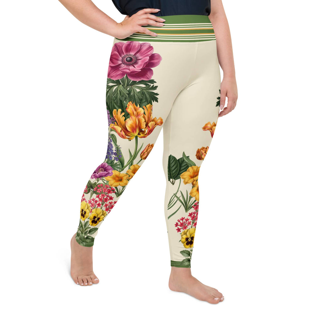 Garden Bouquet Plus Size Leggings
