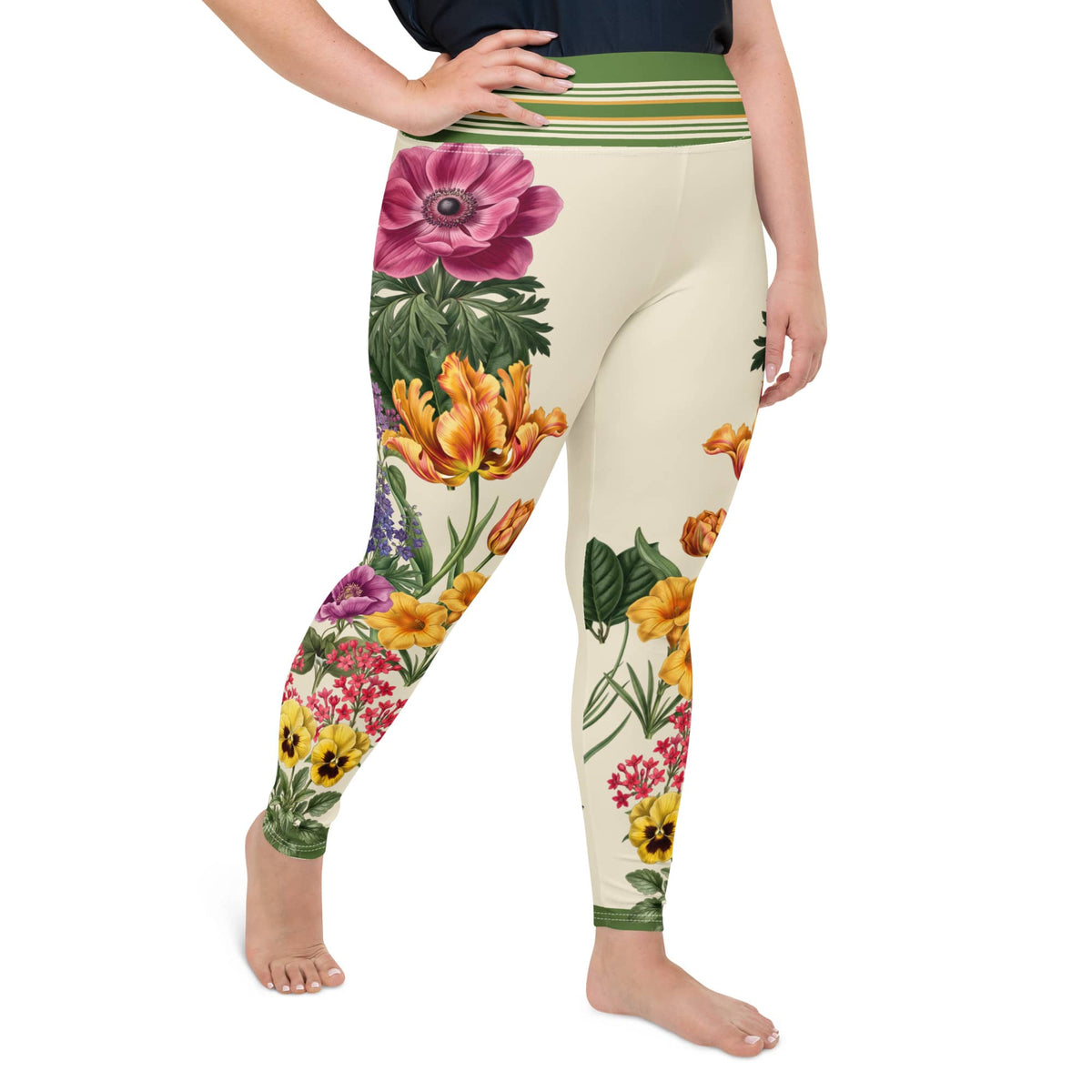 Garden Bouquet Plus Size Leggings