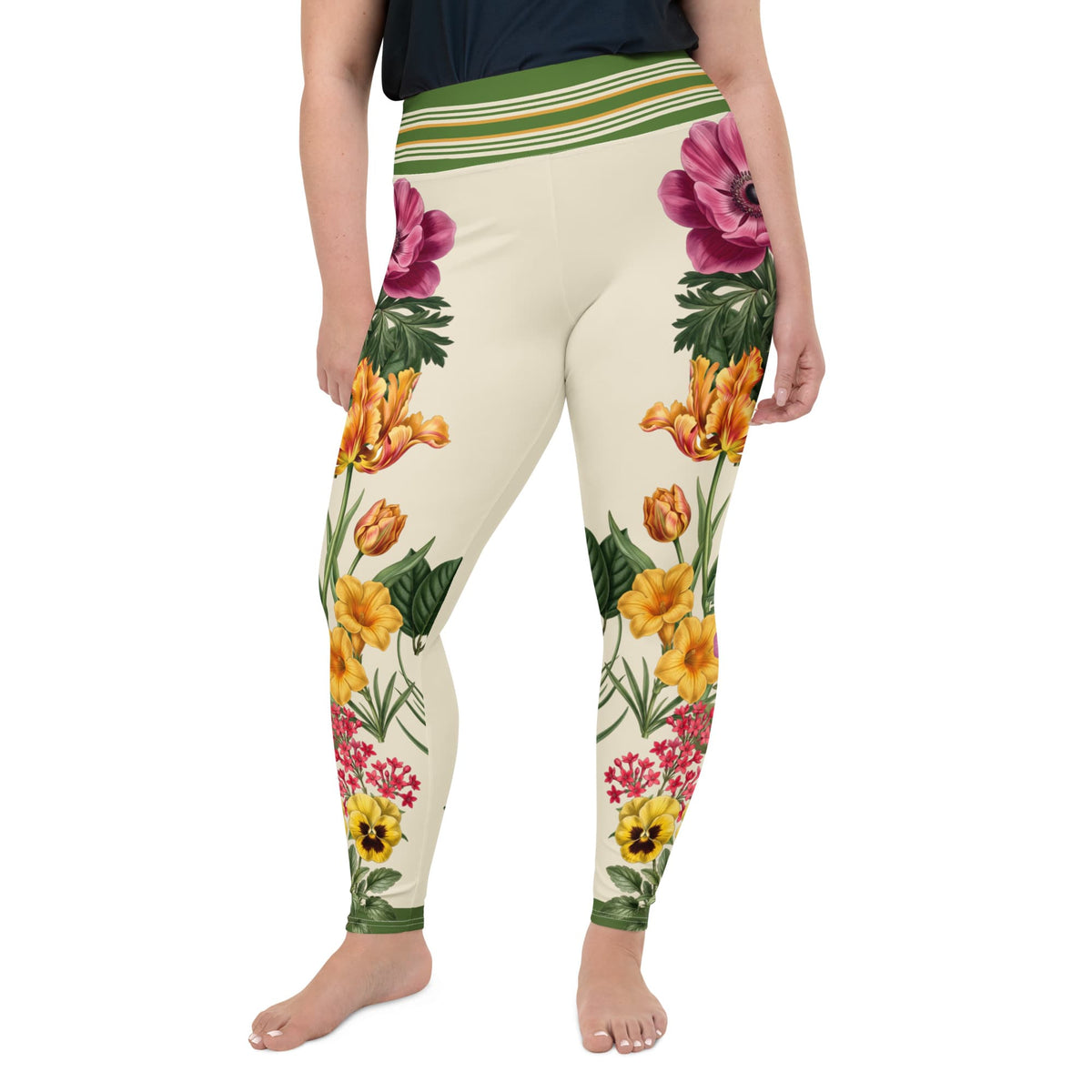 Garden Bouquet Plus Size Leggings