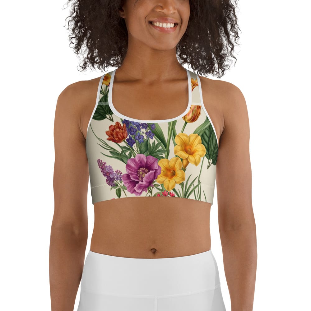 Garden Bouquet Sports Bra
