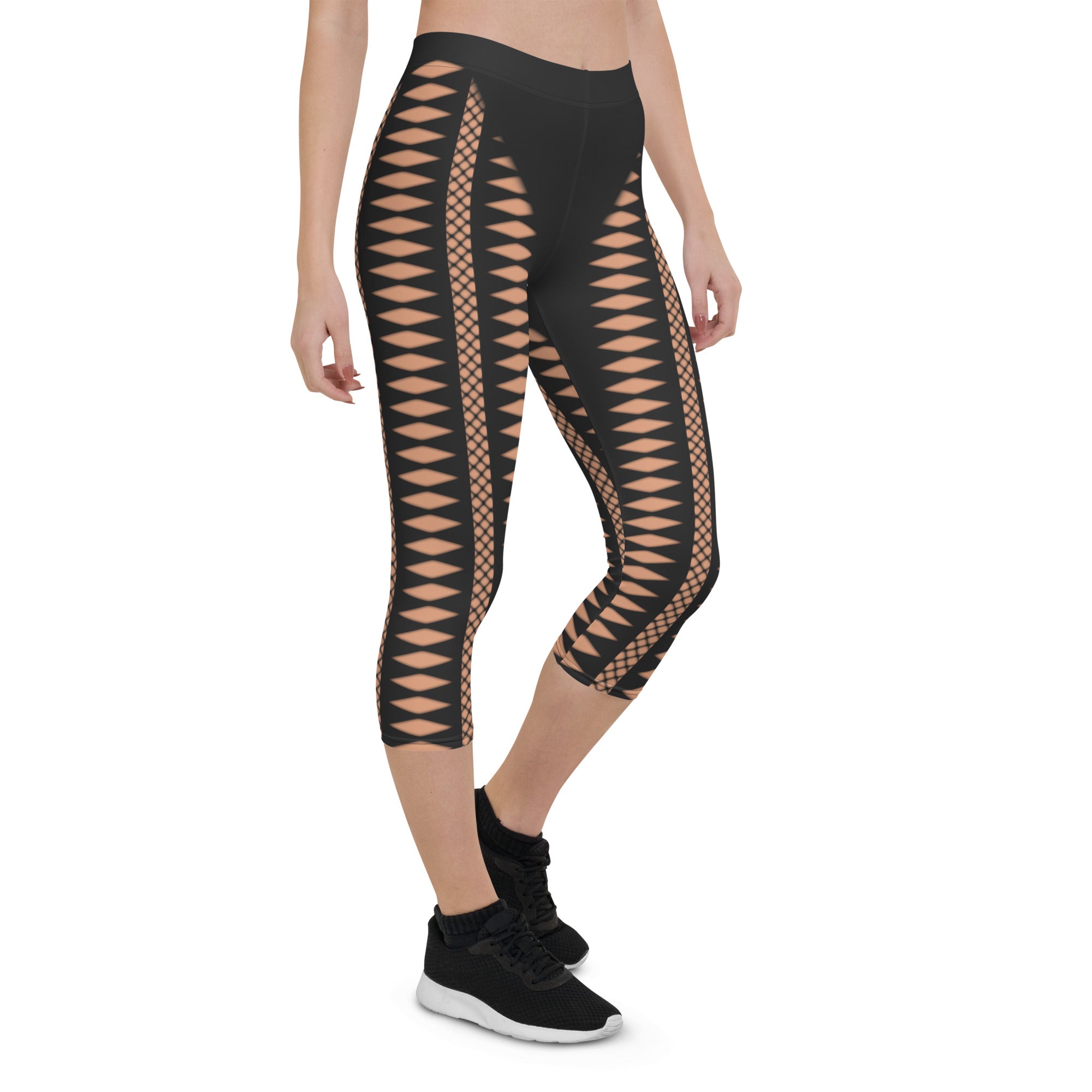 Geometric Allure Capris