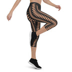 Geometric Allure Capris