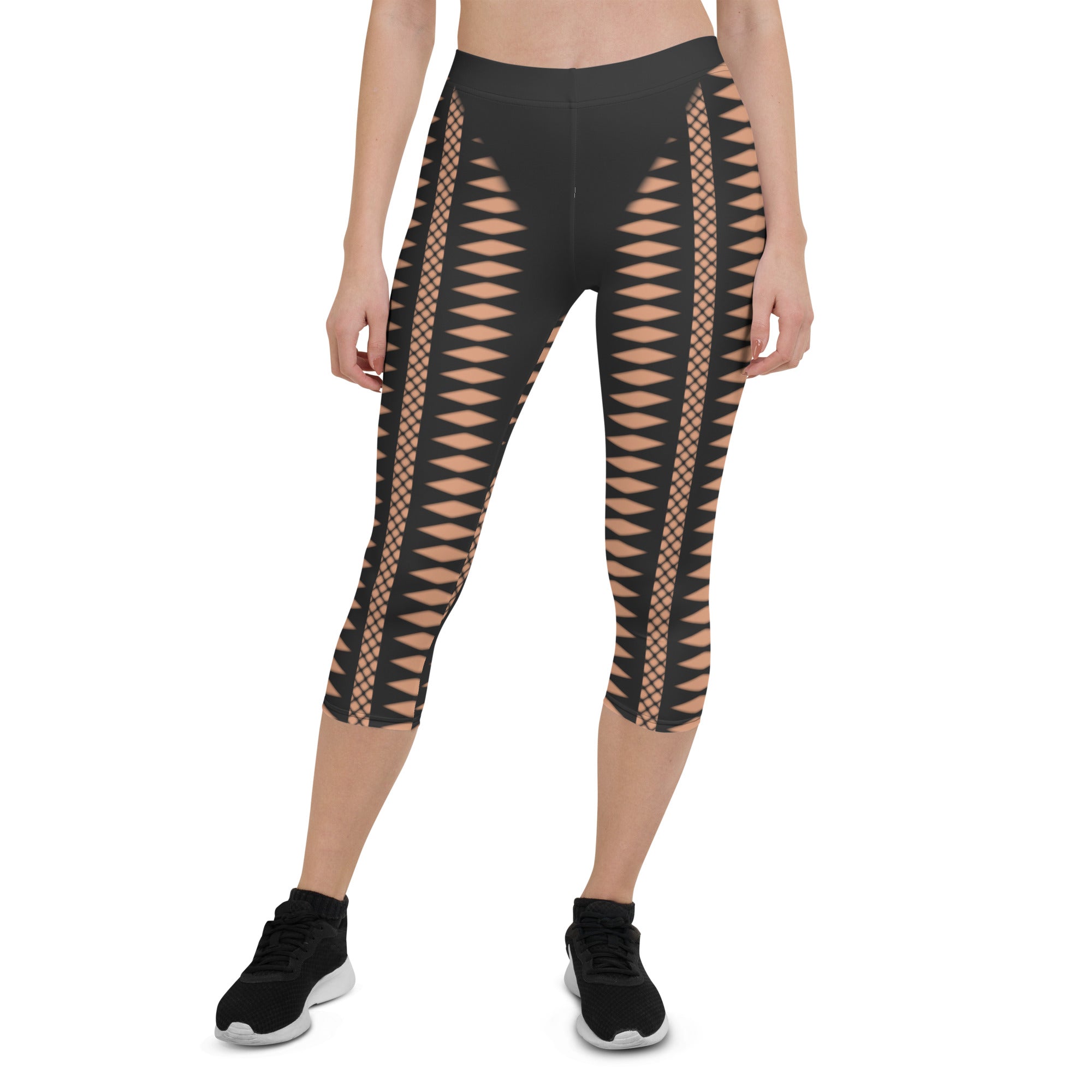 Geometric Allure Capris