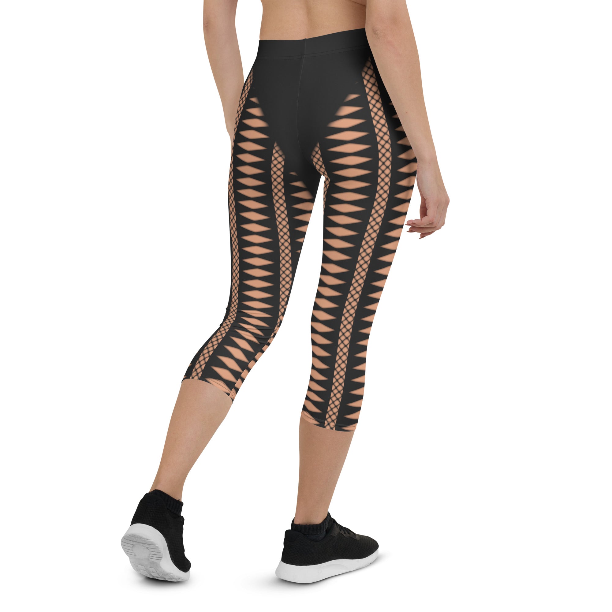 Geometric Allure Capris