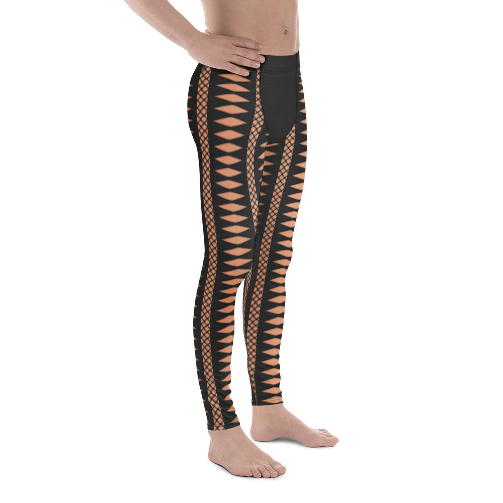 Geometric Allure Men's Leggings