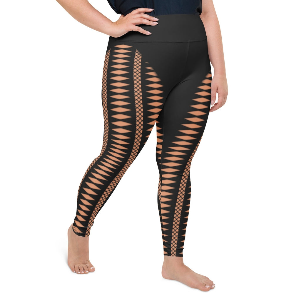 Geometric Allure Plus Size Leggings