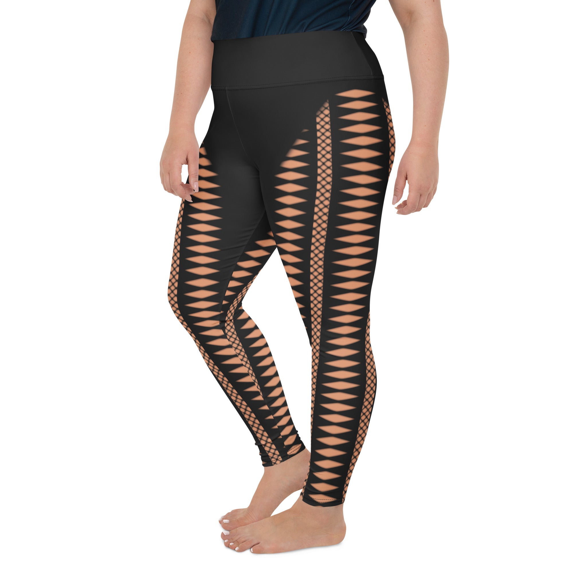 Geometric Allure Plus Size Leggings