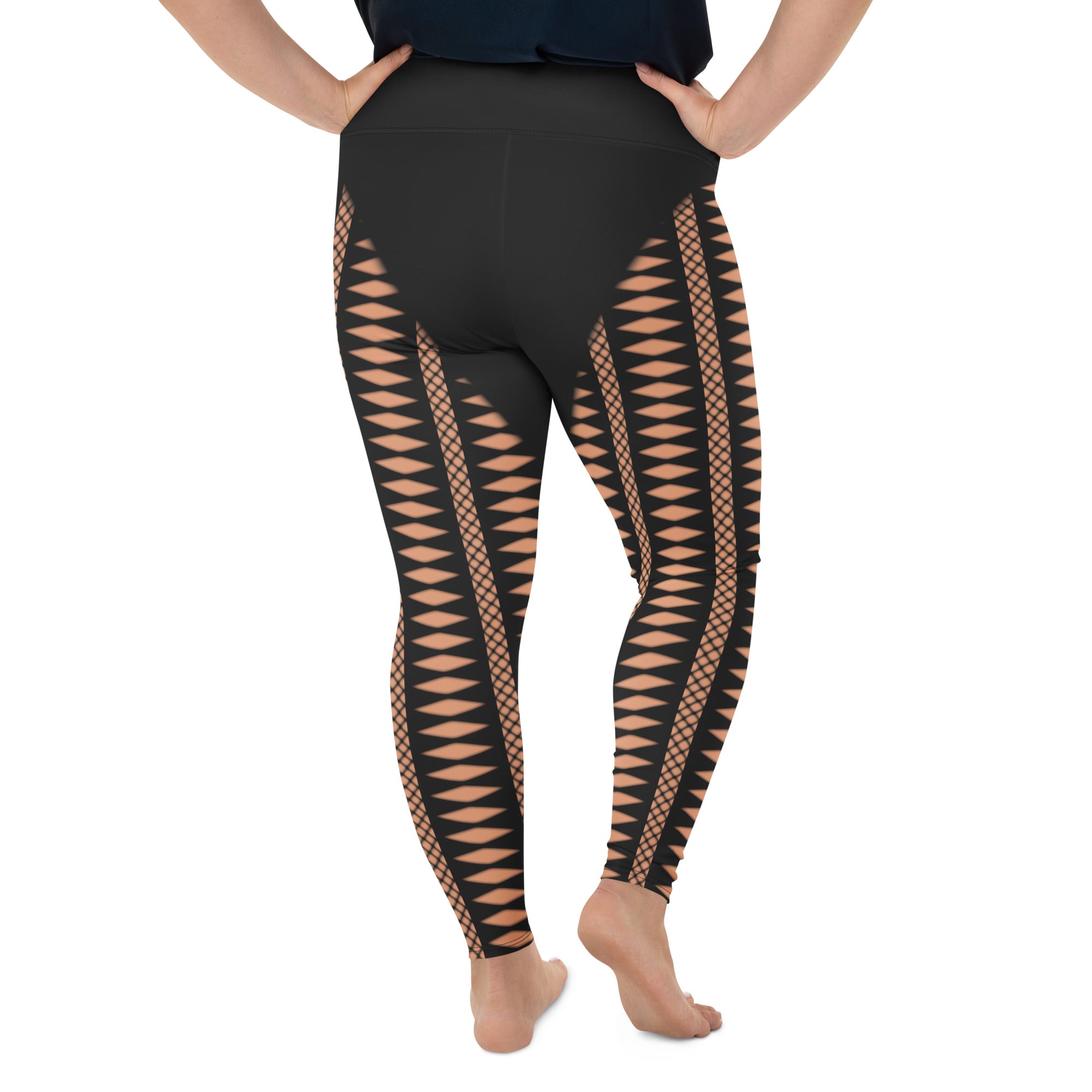 Geometric Allure Plus Size Leggings