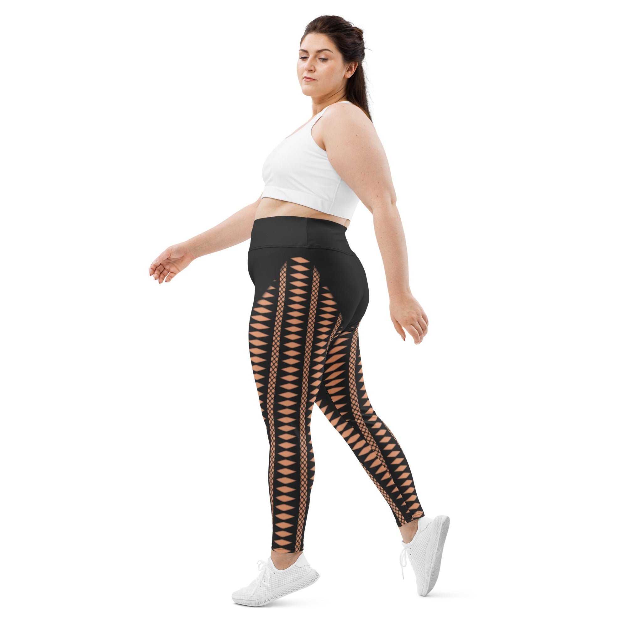 Geometric Allure Plus Size Leggings